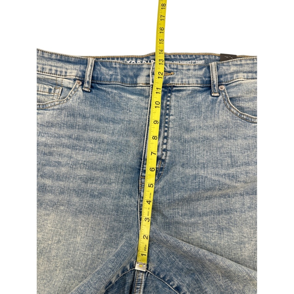 Torrid Denim Shorts Womens 18 Blue High-Rise Perfect 7" Vintage Stretch NWT - Picture 9 of 10